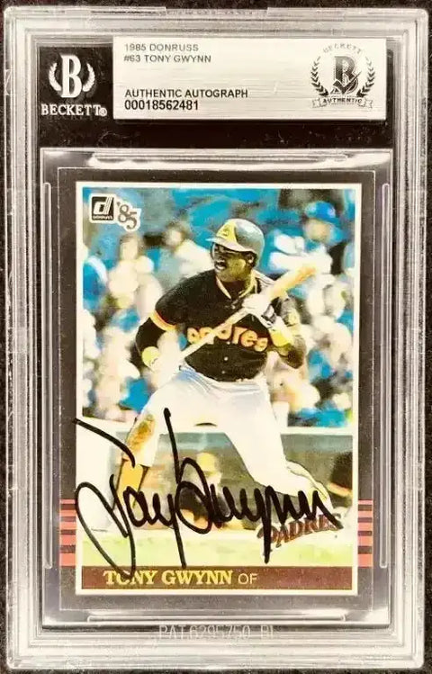 Tony Gwynn Autographs - AutographsForSale.com