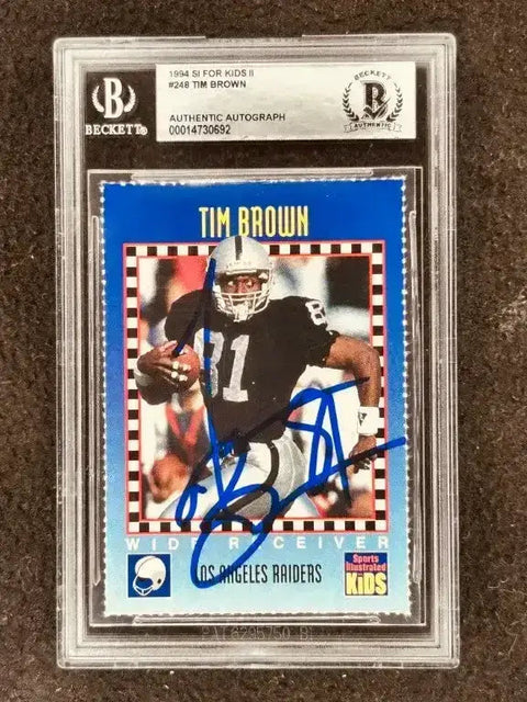 Tim Brown Autographs