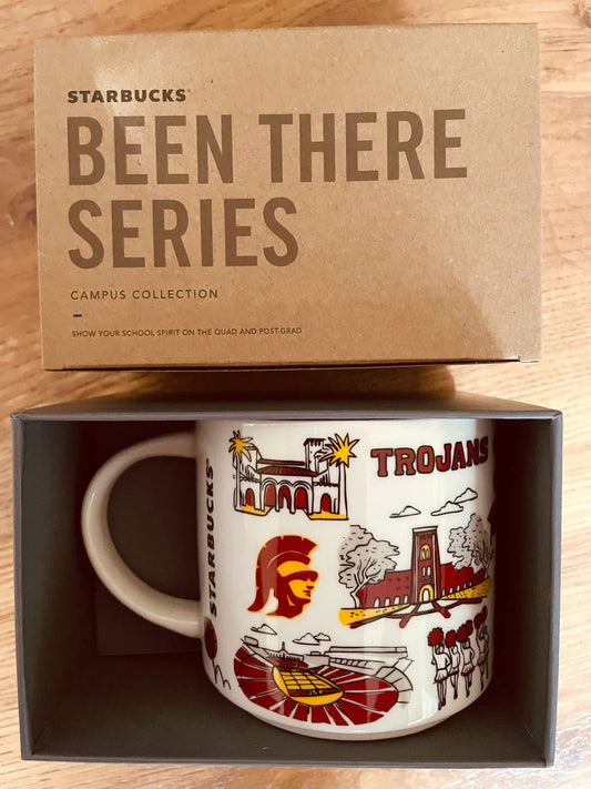 Starbucks 2018 Been There Series USC Trojans Campus Collection 14 ounce collector coffee mug NEW - AutographsForSale.com