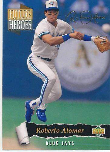 Roberto Alomar 1993 Upper Deck Future Heroes insert card - AutographsForSale.com