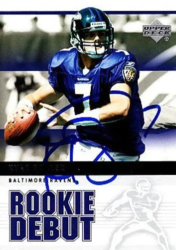 Kyle Boller signed Ravens 2005 Upper Deck Rookie Debut card - AutographsForSale.com