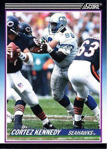 Cortez Kennedy Seattle Seahawks 1990 Score Supplemental RC - AutographsForSale.com