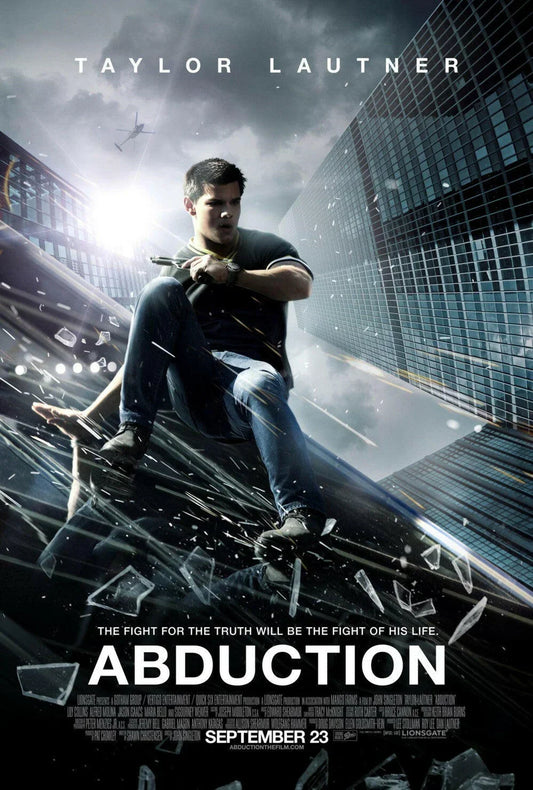 Abduction Full Size 27x40 2011 movie poster Taylor Lautner - AutographsForSale.com
