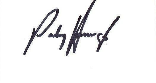 Padraig Harrington autographed blank business card - AutographsForSale.com