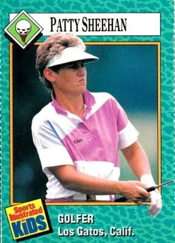 Patty Sheehan 1989 SI for Kids LPGA golf Rookie Card - AutographsForSale.com