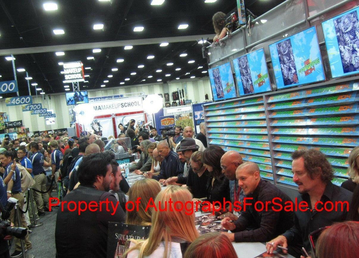 Sons of Anarchy cast signed 2014 SDCC poster Kim Coates Katey Sagal Kurt Sutter JSA - AutographsForSale.com