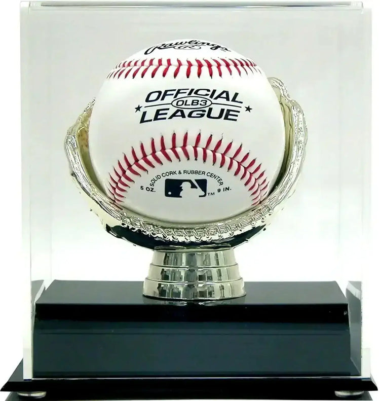 Baseball Gold Glove Acrylic Display Case New - AutographsForSale.com