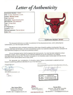 Michael Jordan signed Chicago Bulls 1998 Nike warmup jersey shooting shirt JSA - AutographsForSale.com