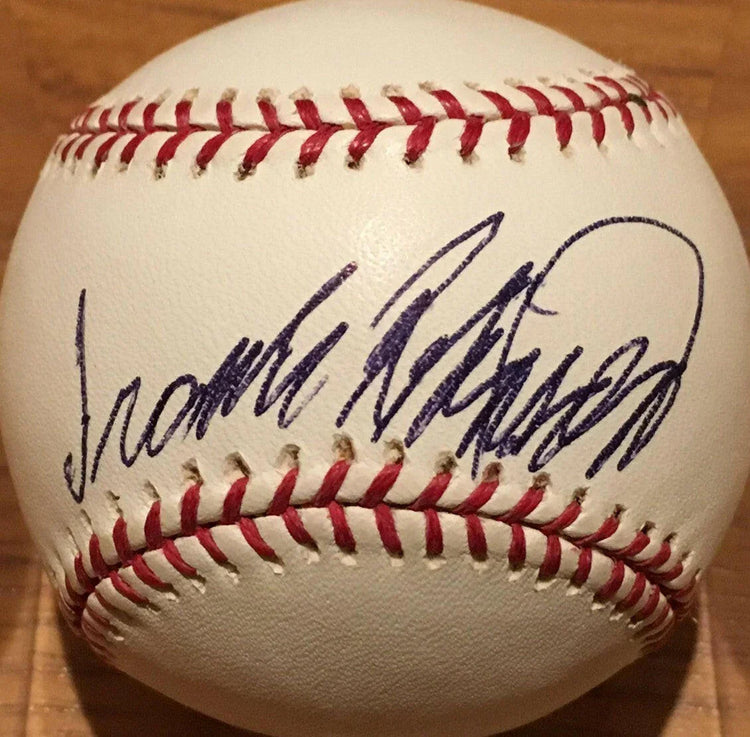 Frank Robinson signed Washington Nationals 2005 Inaugural Season MLB baseball JSA - AutographsForSale.com
