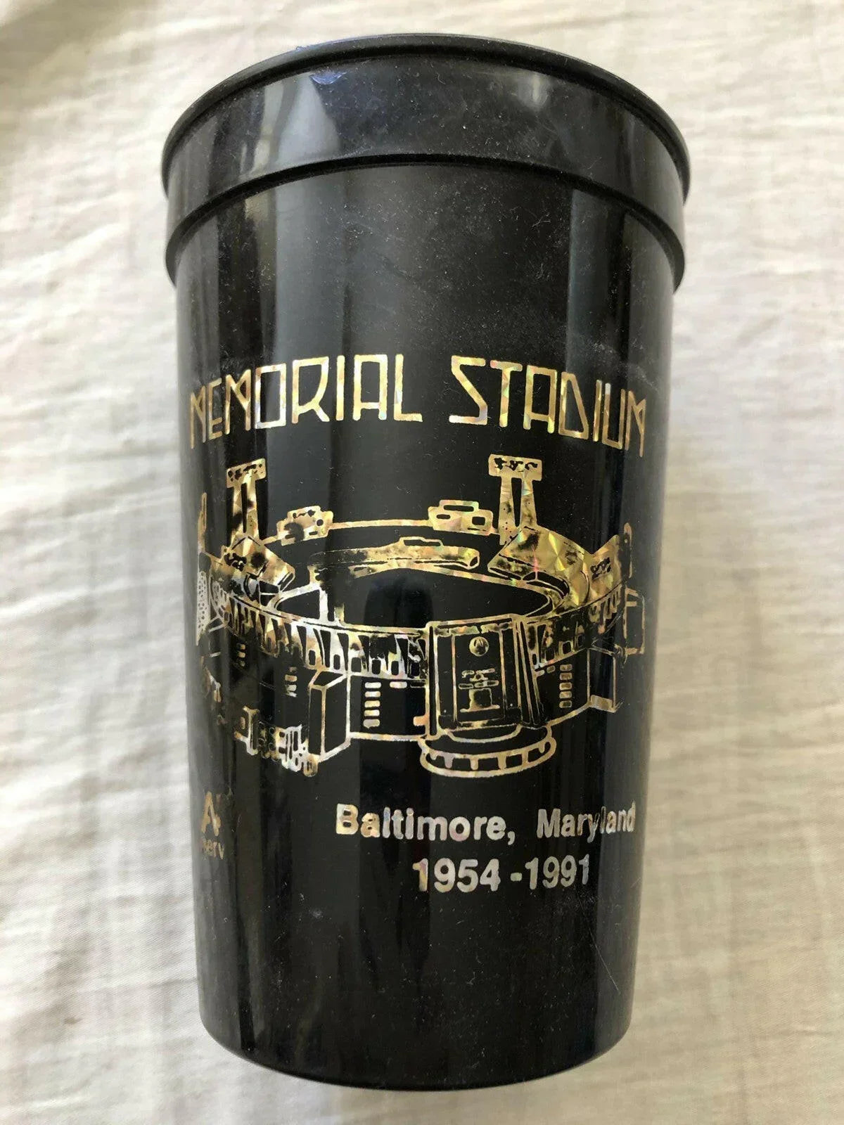 Orioles 1991 Memorial Stadium Final Series plastic Commemorative Cup - AutographsForSale.com