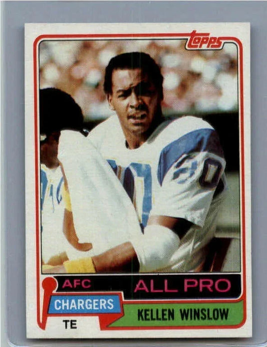 Kellen Winslow San Diego Chargers 1981 Topps Rookie Card - AutographsForSale.com