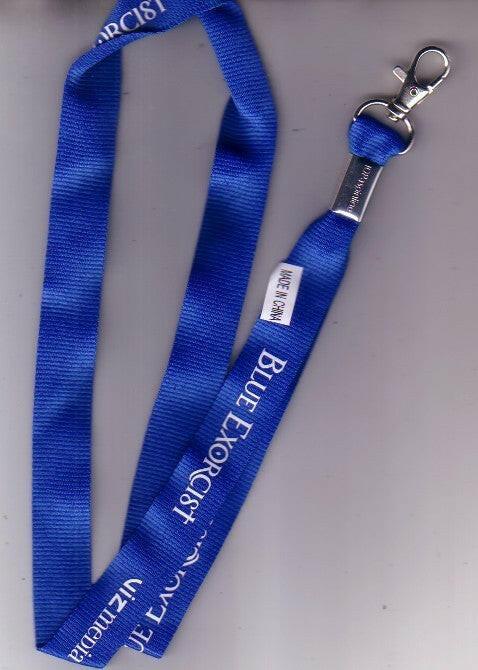 Blue Exorcist Viz Media 2012 Wondercon blue lanyard - AutographsForSale.com