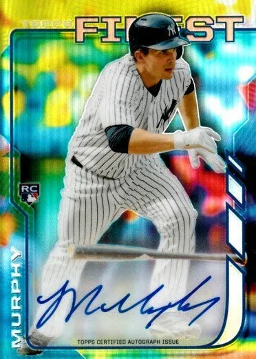 J.R. John Murphy NY Yankees 2014 Topps Finest certified signed card - AutographsForSale.com