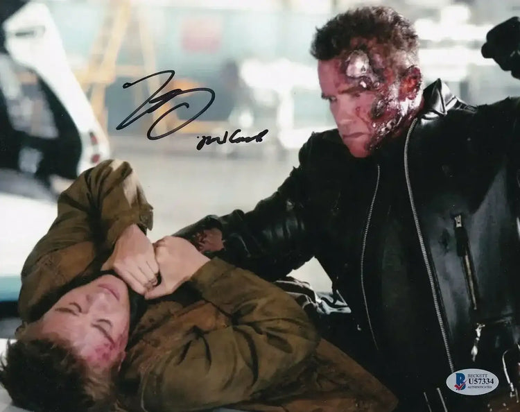 Nick Stahl signed Terminator 3 8x10 movie photo with John Connor BAS - AutographsForSale.com