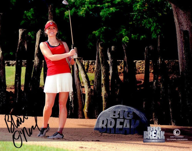 Blair O'Neal signed Big Break Dominican Republic 8x10 golf photo - AutographsForSale.com