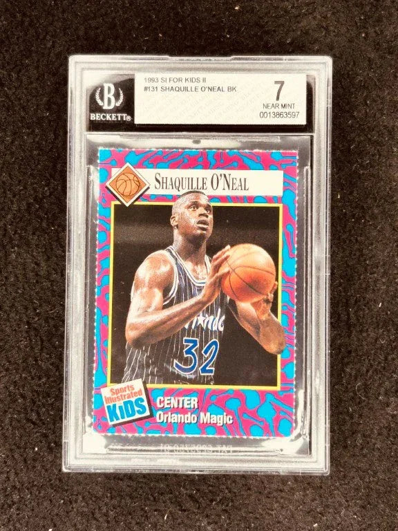 Shaquille O'Neal Orlando Magic 1993 SI for Kids card BGS 7 - AutographsForSale.com