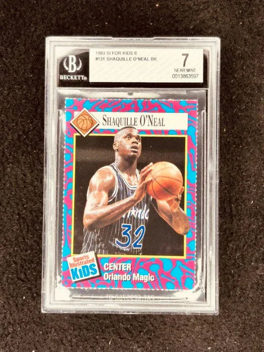 Shaquille O'Neal Orlando Magic 1993 SI for Kids card BGS 7 - AutographsForSale.com