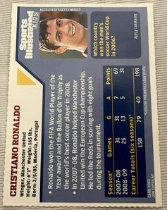 Cristiano Ronaldo 2009 Sports Illustrated for Kids soccer card (creased) - AutographsForSale.com