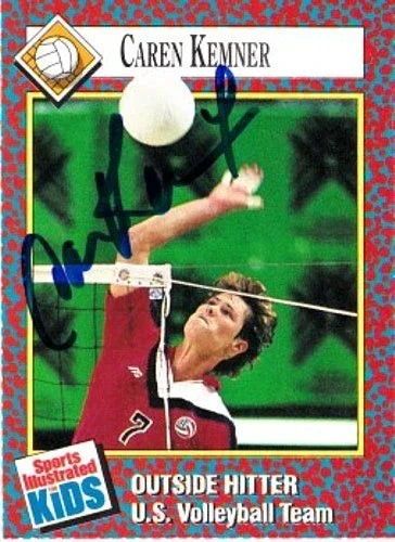 Caren Kemner signed US Volleyball 1991 SI for Kids RC - AutographsForSale.com
