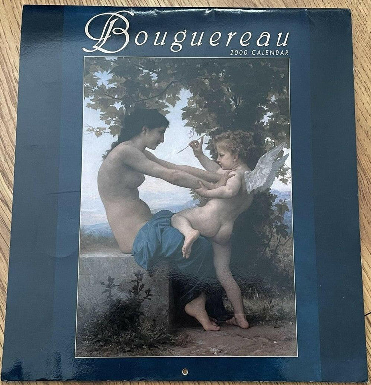 William Bouguereau artwork 2000 12x13 wall calendar - AutographsForSale.com