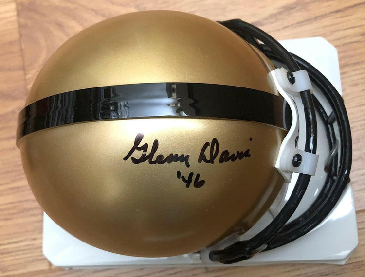 Glenn Davis autographed Army mini helmet dated '46 (TriStar) - AutographsForSale.com