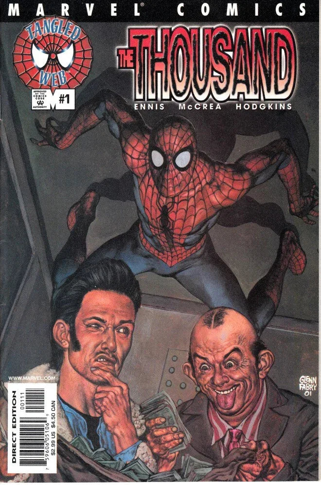 The Thousand 2001 Marvel comic book issue #1 Spider-Man - AutographsForSale.com