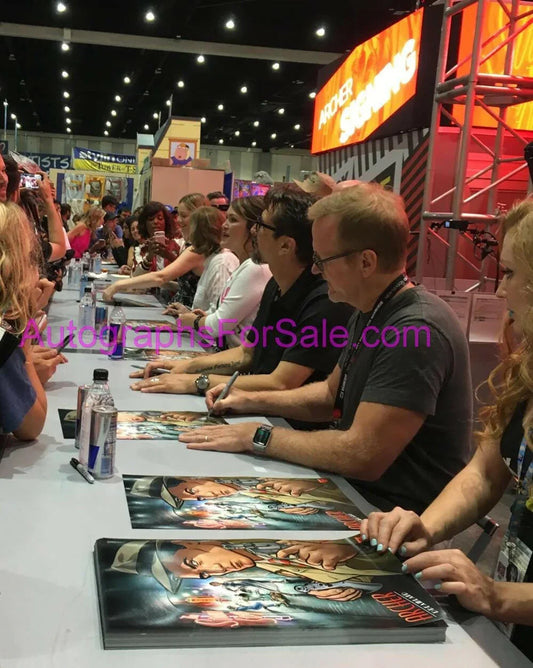 Archer cast autographed 2017 Comic-Con poster Judy Greer Lucky Yates JSA - AutographsForSale.com
