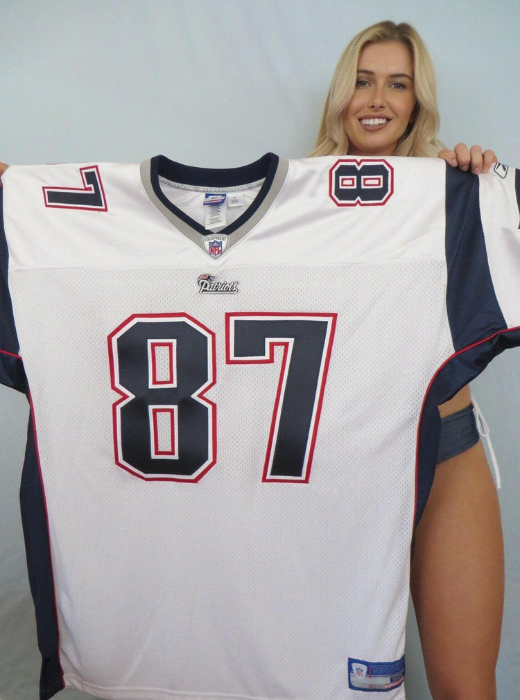 Rob Gronkowski Patriots 2010 ROOKIE Reebok game model jersey - AutographsForSale.com