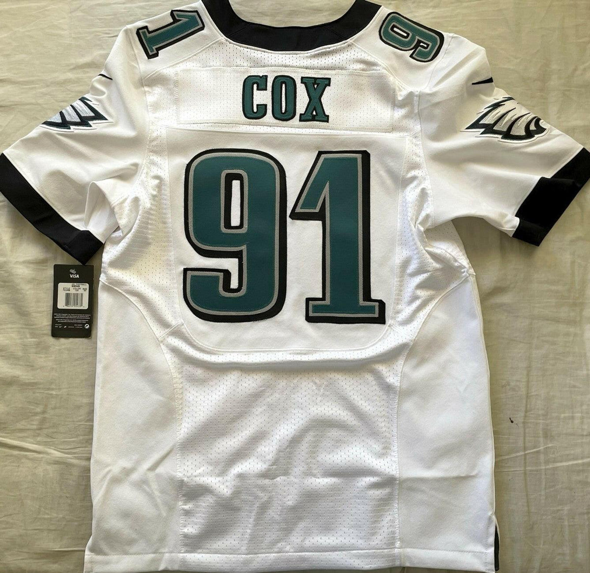 Fletcher Cox Philadelphia Eagles Nike Elite game model jersey NEW - AutographsForSale.com