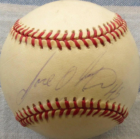 Jose Oliva signed NL baseball Atlanta Braves St Louis Cardinals - AutographsForSale.com