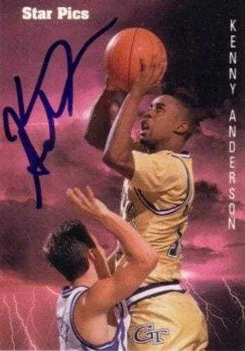 Kenny Anderson autographed Georgia Tech 1991 Star Pics card - AutographsForSale.com