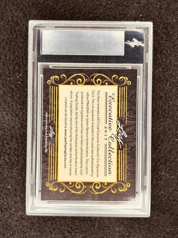 Dirk Nowitzki 2017 Leaf Masterpiece Cut Signature certified signed card 1/1 JSA Mavericks - AutographsForSale.com