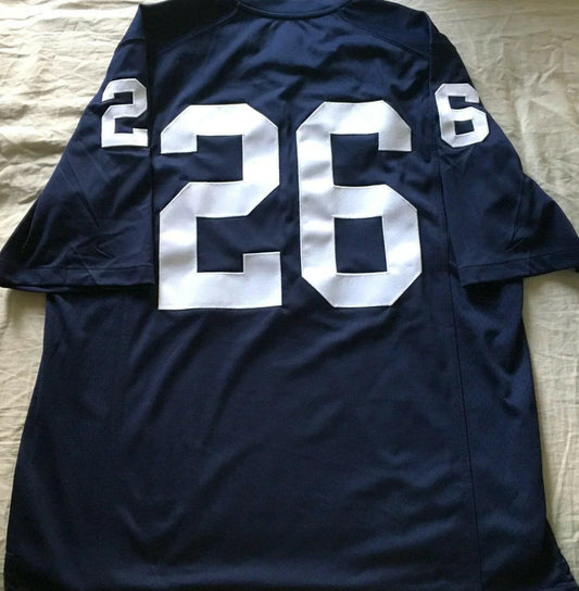 Saquon Barkley Penn State Nike stitched navy blue size XL jersey NEW - AutographsForSale.com