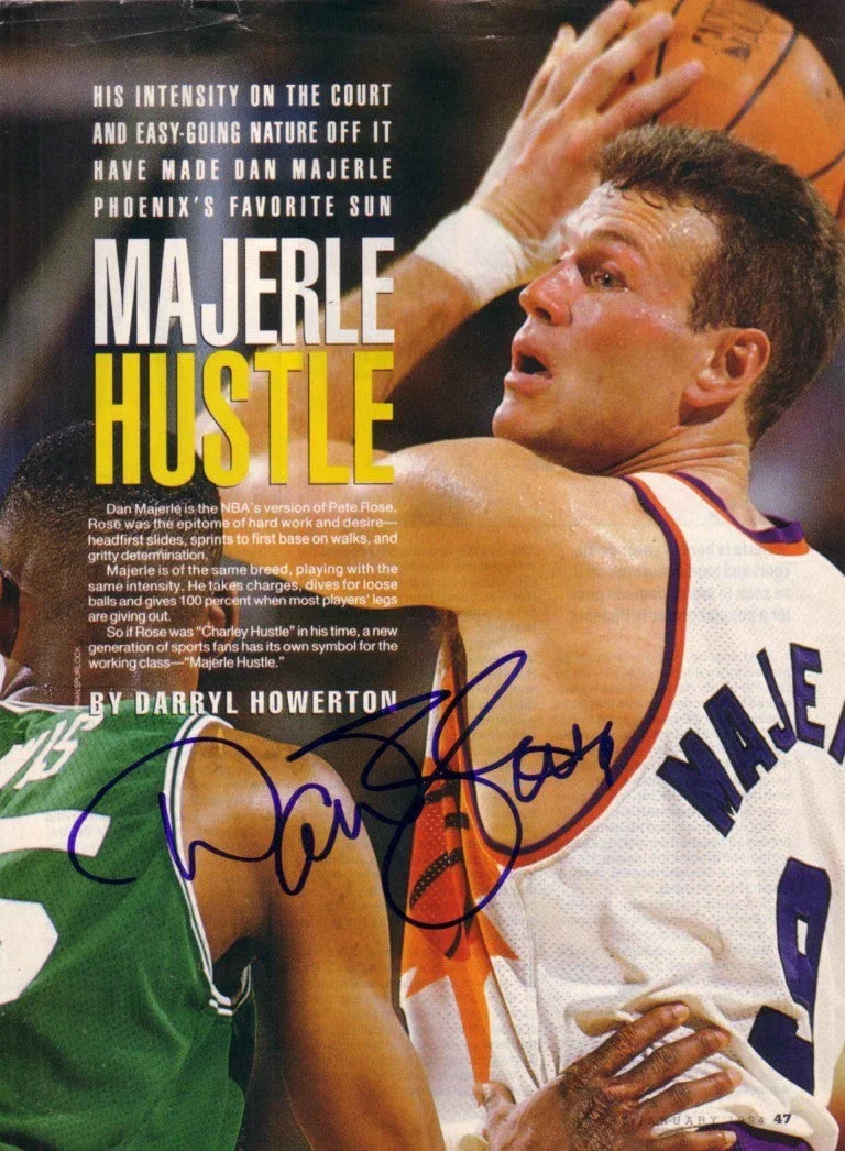 Dan Majerle autographed Phoenix Suns magazine photo - AutographsForSale.com