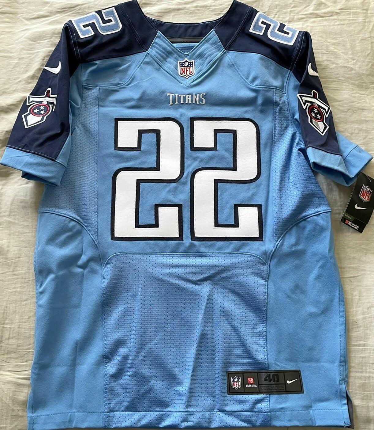 Derrick Henry Tennessee Titans 2016 ROOKIE Nike Elite game model jersey NEW - AutographsForSale.com