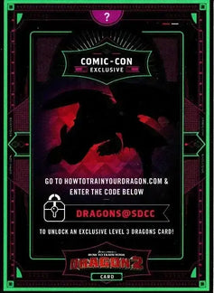 How to Train Your Dragon 2 movie 2014 SDCC promo card - AutographsForSale.com