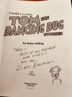 Tom the Dancing Bug book autographed by Ruben Bolling - AutographsForSale.com