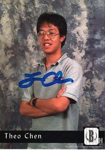 Theo Chen autographed 1993 Beckett employee trading card - AutographsForSale.com