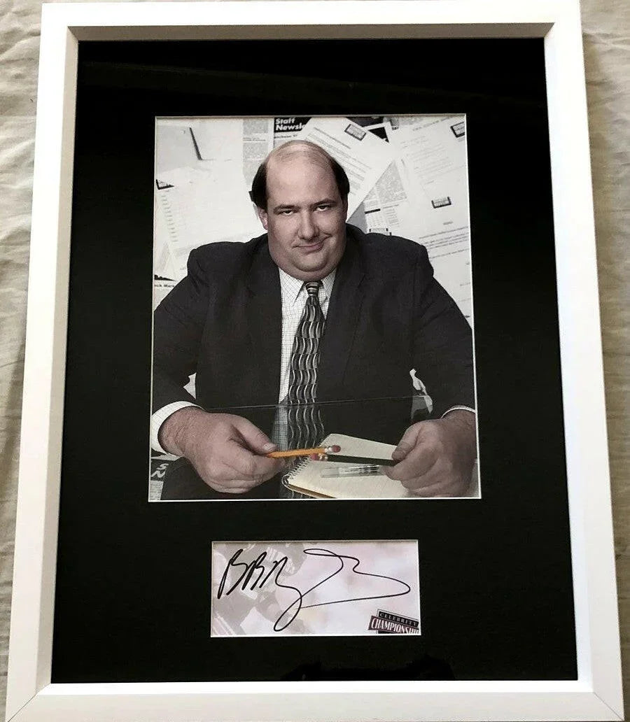 Brian Baumgartner autograph framed Office 8x10 Kevin Malone photo JSA - AutographsForSale.com