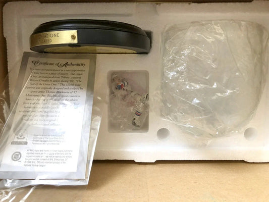 Wayne Gretzky NY Rangers 1999 UDA Great One Tribute mini figurine - AutographsForSale.com