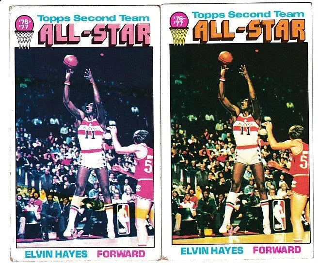 2 Elvin Hayes Washington Bullets 1976-77 Topps cards - AutographsForSale.com