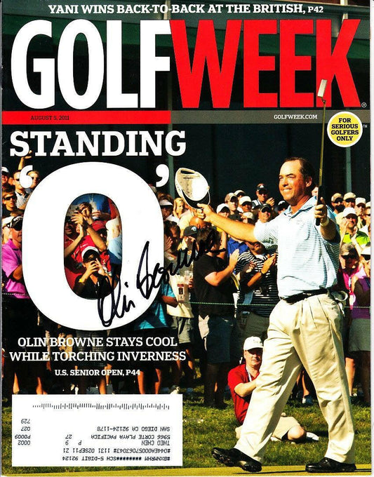 Olin Browne autographed 2011 US Senior Open Golfweek issue - AutographsForSale.com