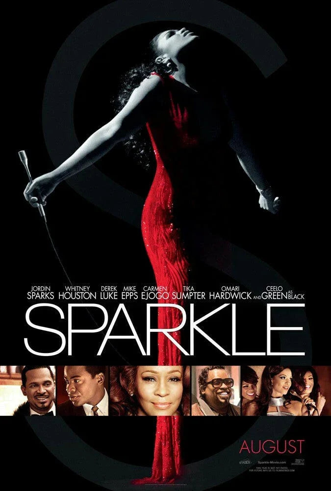Sparkle mini 2012 movie poster (Whitney Houston & Jordin Sparks) - AutographsForSale.com