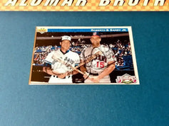 Roberto Alomar & Sandy Alomar Jr signed SI for Kids poster & card framed JSA - AutographsForSale.com