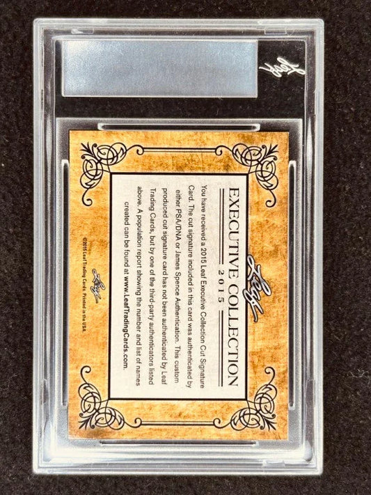 Katarina Witt 2015 Leaf Masterpiece Cut Signature certified autograph card 1/1 JSA - AutographsForSale.com