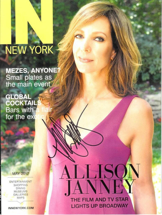 Allison Janney autographed IN New York 2017 magazine West Wing - AutographsForSale.com