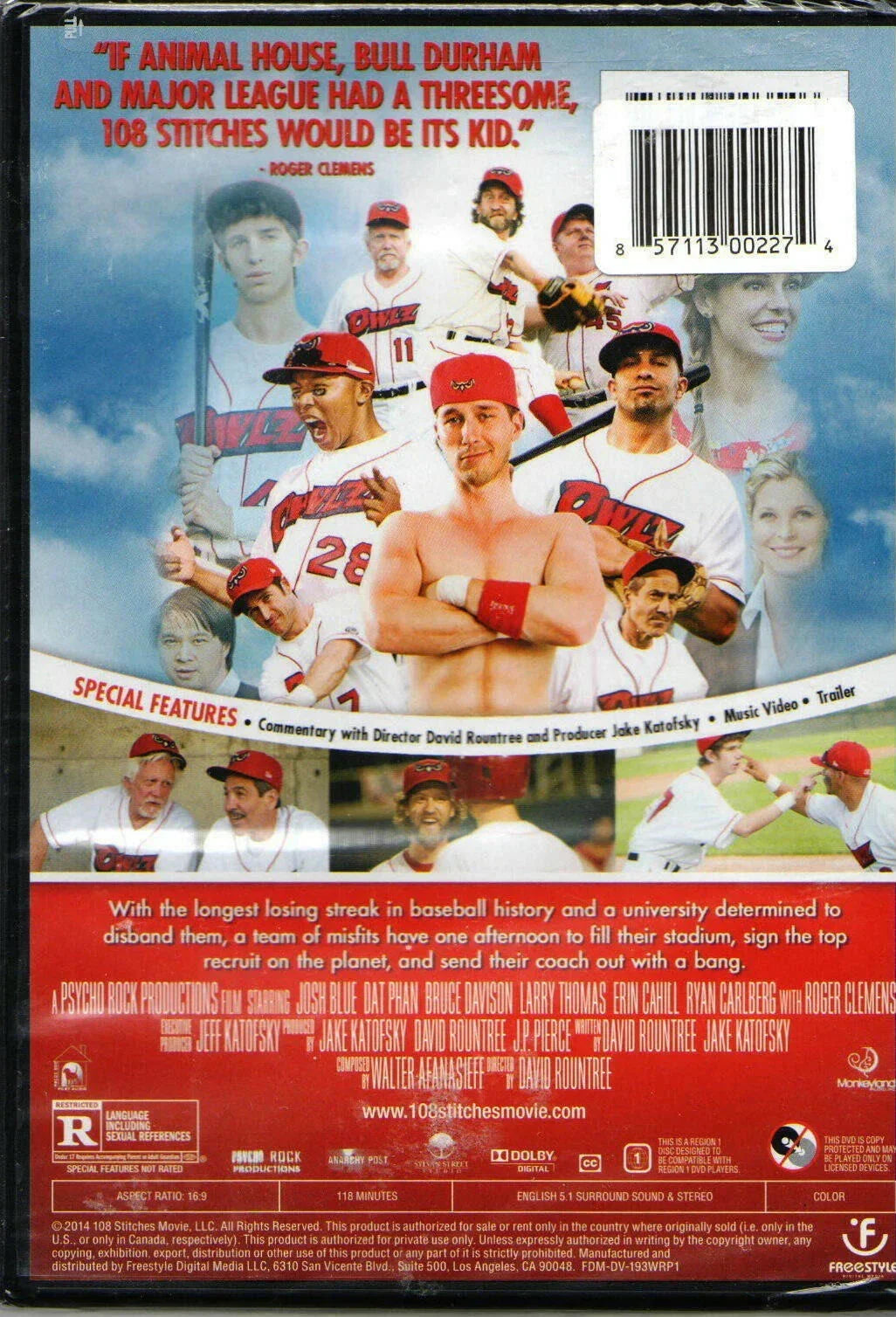 108 Stitches baseball movie DVD NEW SEALED - AutographsForSale.com