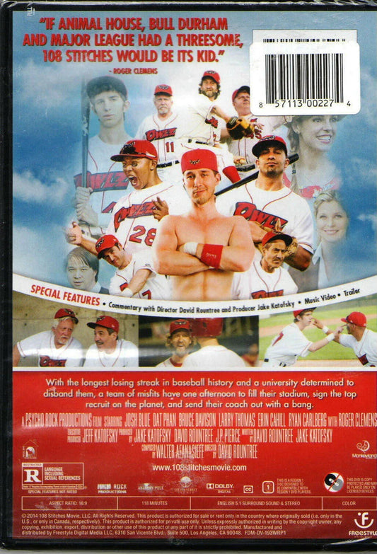 108 Stitches baseball movie DVD NEW SEALED Roger Clemens - AutographsForSale.com