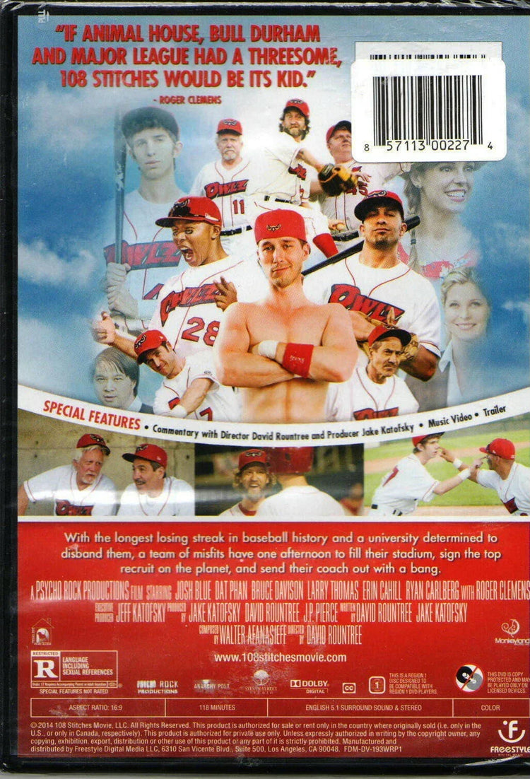 108 Stitches baseball movie DVD NEW SEALED - AutographsForSale.com