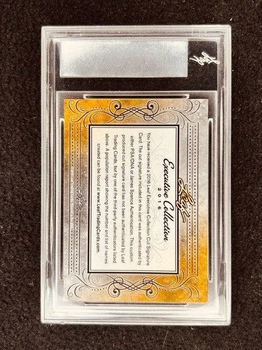 Sharon Stone 2016 Leaf Masterpiece Cut Signature certified signed card 1/1 JSA - AutographsForSale.com